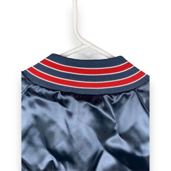 Vintage American Legion Jacket Mens Size Xl Navy Blue Satin Post 264 Color Guard - Picture 11 of 12